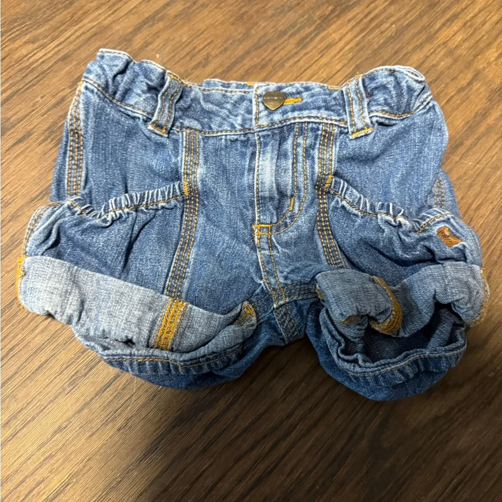Carhartt Kids Blue girls Denim Shorts size 2T